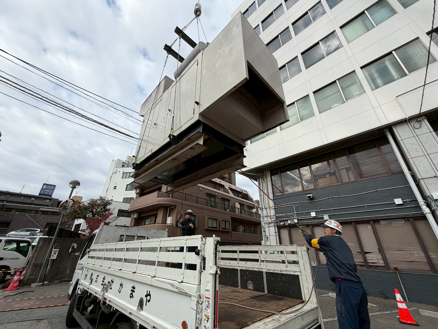 空調設備更新工事の写真